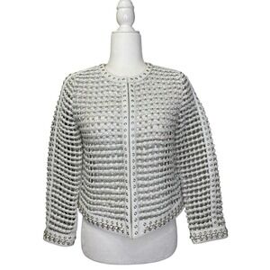 Alice + Olivia Studded Leather Jacket‎
